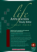 Life Application Study Bible NLT, Large Print cover
