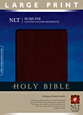 Cover: Slimline Reference Bible NLT, Large Print, Center Column Reference edition