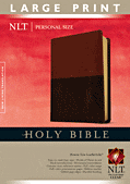 Personal Size Bible NLT, Large Print TuTone