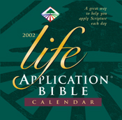 Life Application Bible 2002 Calendar
