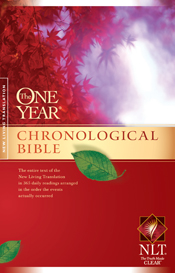 The One Year Chronological Bible NLT The One Year Chronological Bible NLT