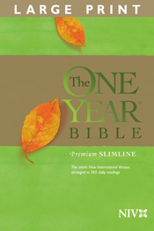 The One Year Bible Premium Slimline LP NIV