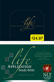 Life Application Study Bible NLT, Personal Size Limited Anniversary Edition
