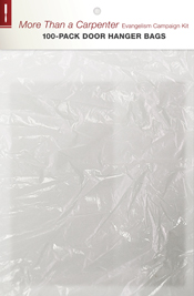 More Than a Carpenter Evangelism Campaign Door Hanger Bags 100-Pack