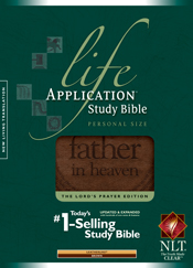 Life Application Study Bible NLT, Personal Size, TuTone (The Lord's Prayer Edition)