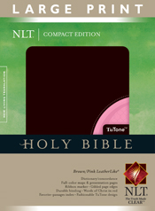 Compact Edition Bible NLT, Large Print, TuTone