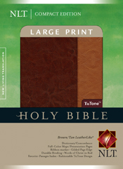 Compact Edition Bible NLT, Large Print, TuTone Compact Edition Bible NLT, Large Print, TuTone
