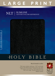 Slimline Reference Bible NLT, Large Print, Center Column Reference edition