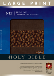 Slimline Reference Bible NLT, Large Print, TuTone Center Column Reference edition Slimline Reference Bible NLT, Large Print, TuTone Center Column Reference edition