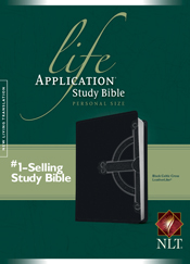 Life Application Study Bible NLT, Personal Size, TuTone (Celtic Cross Edition)