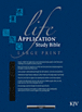 Life Application Study Bible KJV, Large Print : Bonded Leather, Black