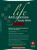 Life Application Study Bible NLT : Genuine Leather, Burgundy