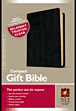 Compact Gift Bible NLT : Bonded Leather, Black