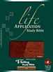 Life Application Study Bible NLT, TuTone : LeatherLike, Brown/Tan