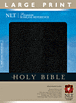 Premium Slimline Reference Bible NLT, LP : Bonded Leather, Black