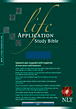 Life Application Study Bible NLT, Personal Size : Bonded Leather, Navy