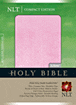 Compact Edition Bible NLT, TuTone : LeatherLike, Pink/Grey