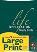 Life Application Study Bible NLT, Large Print : Hardcover