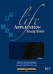 Life Application Study Bible KJV, TuTone : LeatherLike, Navy/Black