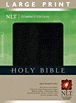 Compact Edition Bible NLT, Large Print : Bonded Leather, Black