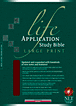 Life Application Study Bible NLT, Large Print : Bonded Leather, Indexed, Burgundy
