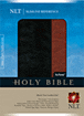 Slimline Reference Bible NLT, TuTone : LeatherLike, Black/Tan