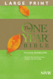 The One Year Bible Premium Slimline LP NIV : Hardcover