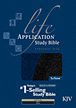Life Application Study Bible KJV, Personal Size, TuTone : LeatherLike, Navy/Black