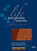Life Application Study Bible KJV, Large Print, TuTone : LeatherLike, Brown/Tan