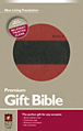Premium Gift Bible NLT, TuTone : LeatherLike, Red/Black