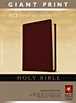 Holy Bible, Giant Print NLT : Bonded Leather, Burgundy