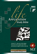 Life Application Study Bible NLT, Personal Size, TuTone : LeatherLike, Black/Vintage Cream Floral Fabric