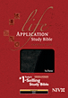 Life Application Study Bible NIV, Personal Size TuTone : LeatherLike, Black/Black