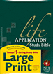 Life Application Study Bible NLT, Large Print : Hardcover, Indexed
