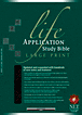 Life Application Study Bible NLT, Large Print : Bonded Leather, Indexed, Black