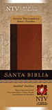 Santa Biblia Nuevo Testamento con Salmos y Proverbios NTV, editión bolsillo ultrafina TuTone : LeatherLike, Brown/Tan