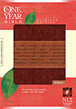 The One Year Bible NLT, Slimline Edition : LeatherLike, Brown/Tan