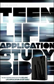 NLT Teen Life Application Study Bible: LeatherLike, Steel