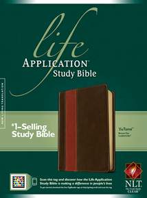 NLT Life Application Study Bible, Second Edition: LeatherLike, Indexed, Brown/Tan TuTone, Red Letter