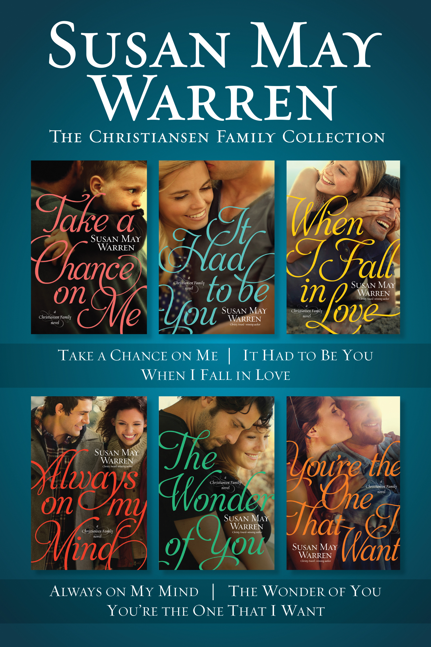 The Christiansen Family Collection: Take a Chance on Me / It Had to Be You / When I Fall in Love / Always on My Mind / The Wonder of You / You're the One That I Want The Christiansen Family Collection: Take a Chance on Me / It Had to Be You / When I Fall in Love / Always on My Mind / The Wonder of You / You're the One That I Want