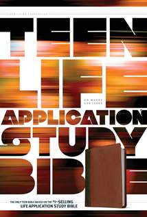 NLT Teen Life Application Study Bible: LeatherLike, Brown