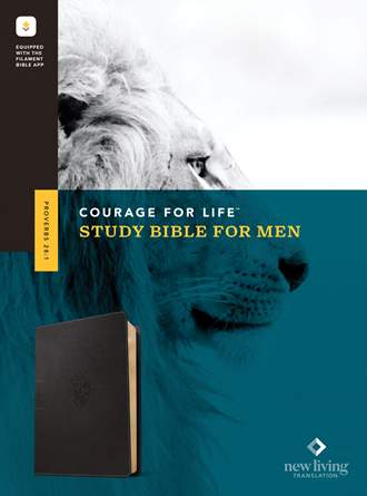 NLT Courage For Life Study Bible for Men