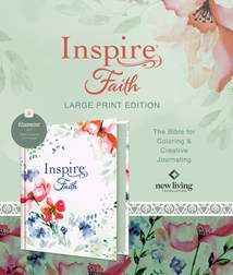 Inspire FAITH Bible Large Print NLT, Filament Enabled: Hardcover, Wildflower Meadow