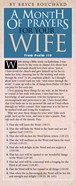 A Month of Prayers for Your Wife from Psalm 119 50-pack