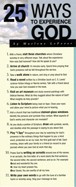 25 Ways to Experience God 50-pack