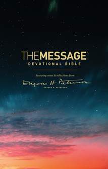 The Message Devotional Bible: Hardcover