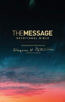 The Message Devotional Bible: Softcover