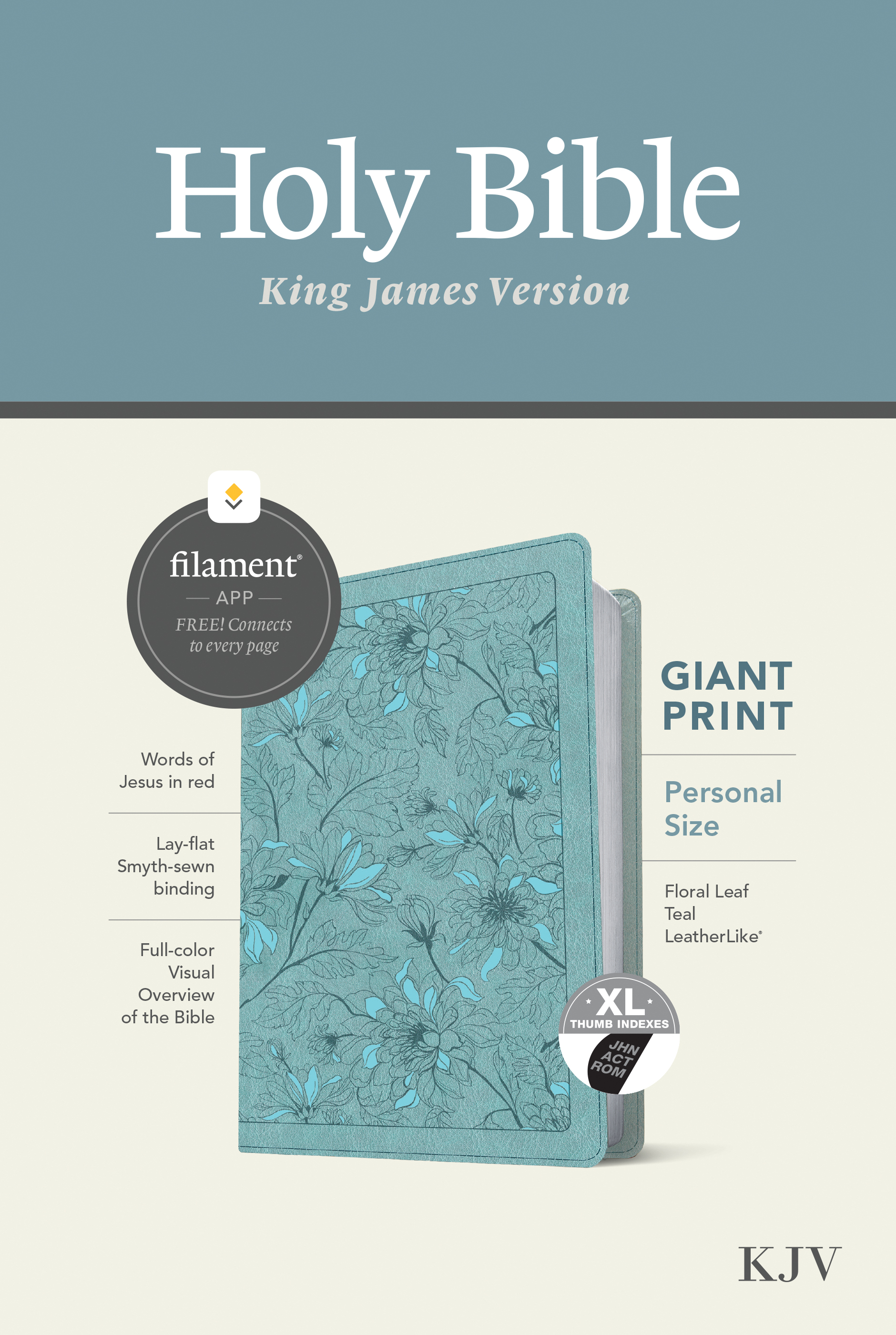 KJV Personal Size Giant Print Bible 