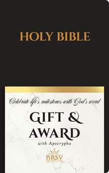 NRSV Updated Edition Gift & Award Bible with Apocrypha: Imitation Leather, Black