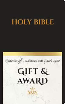 NRSV Updated Edition Gift & Award Bible: Imitation Leather, Black